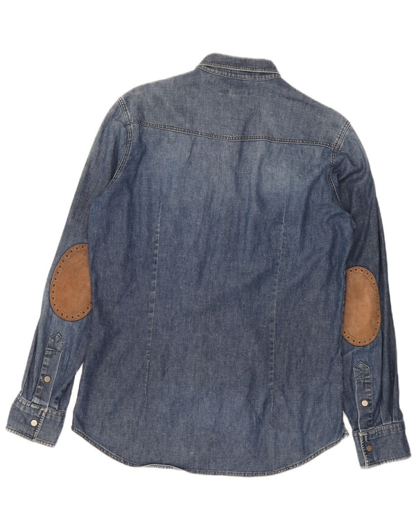 SIVIGLIA Camisa Vaquera Hombre Small Azul Algodón