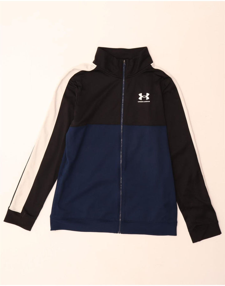 UNDER ARMOUR Chaqueta de chándal para niño 13-14 años XL Bloque de color negro