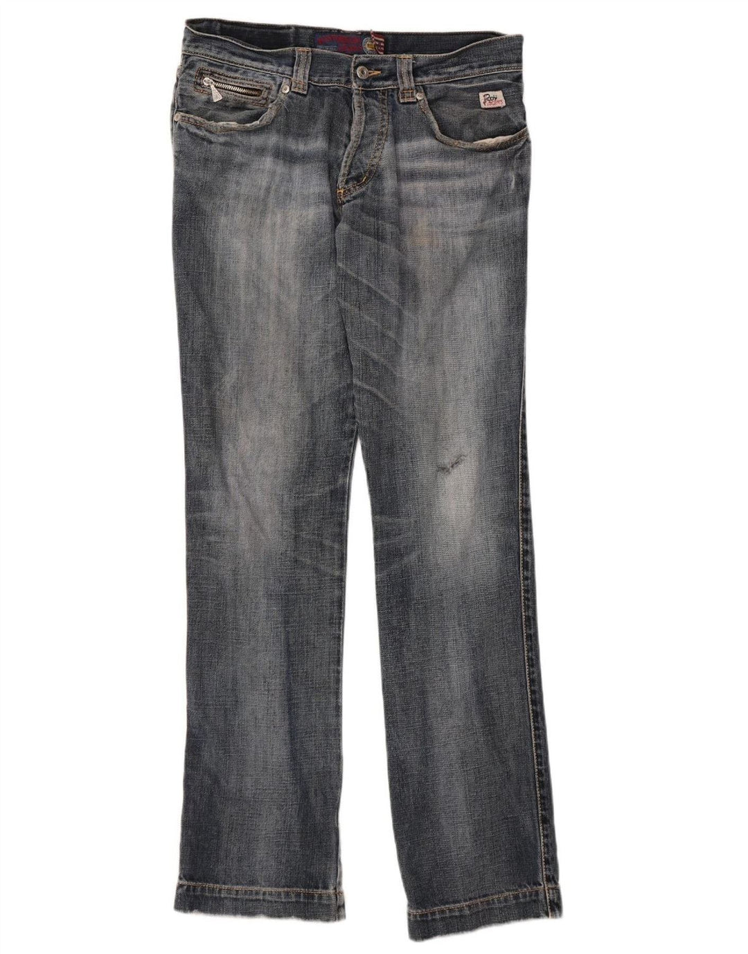 ROY ROGERS Womens Straight Jeans W30 L34 Blue