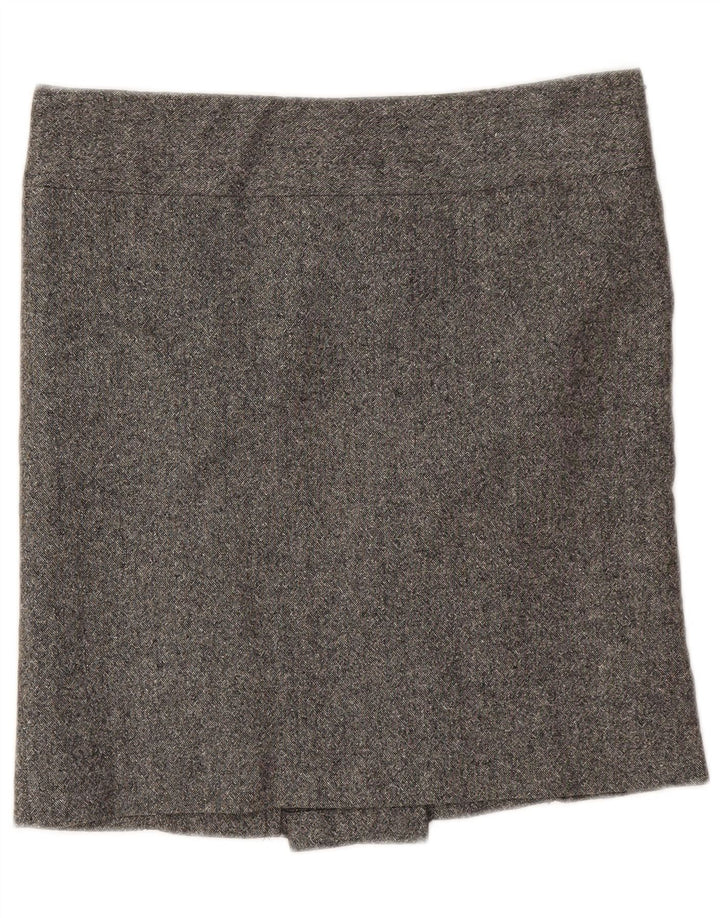 Falda Recta Benetton Mujer W32 Grande Gris