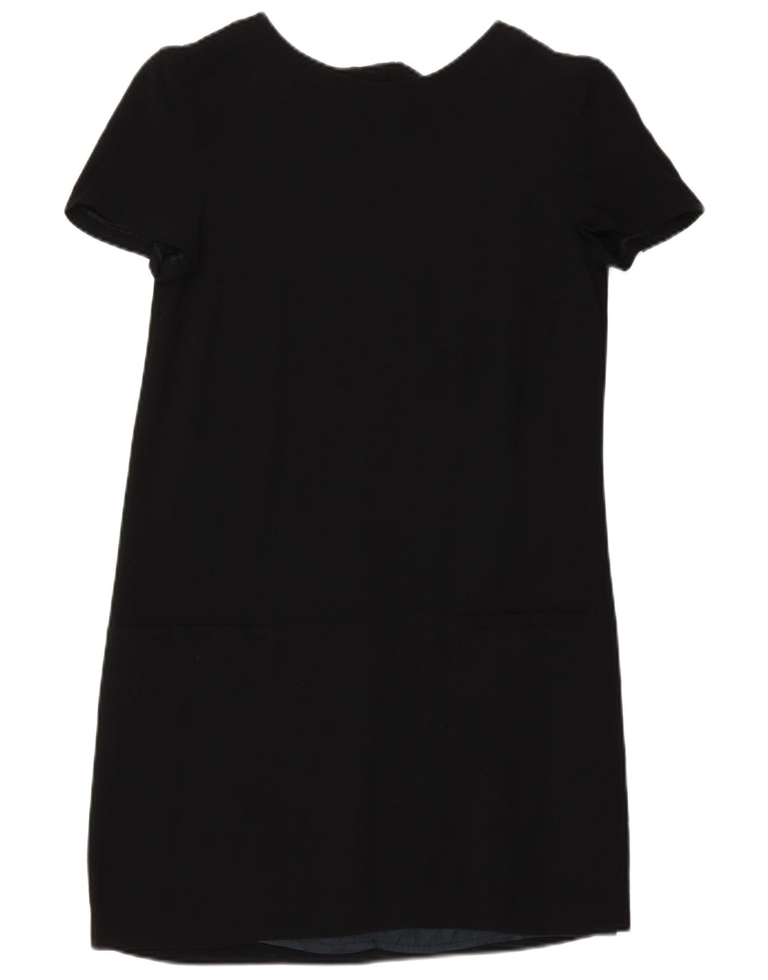 Massimo Dutti Vestido Recto Mujer EU 40 Mediano Viscosa Negro