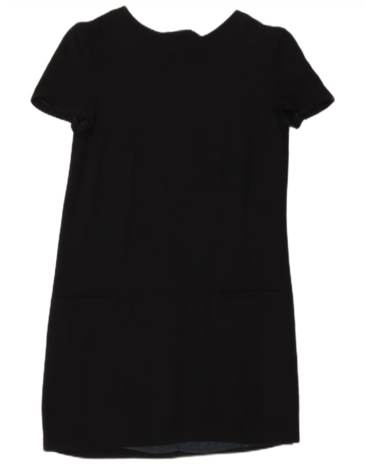 Massimo Dutti Vestido Recto Mujer EU 40 Mediano Viscosa Negro