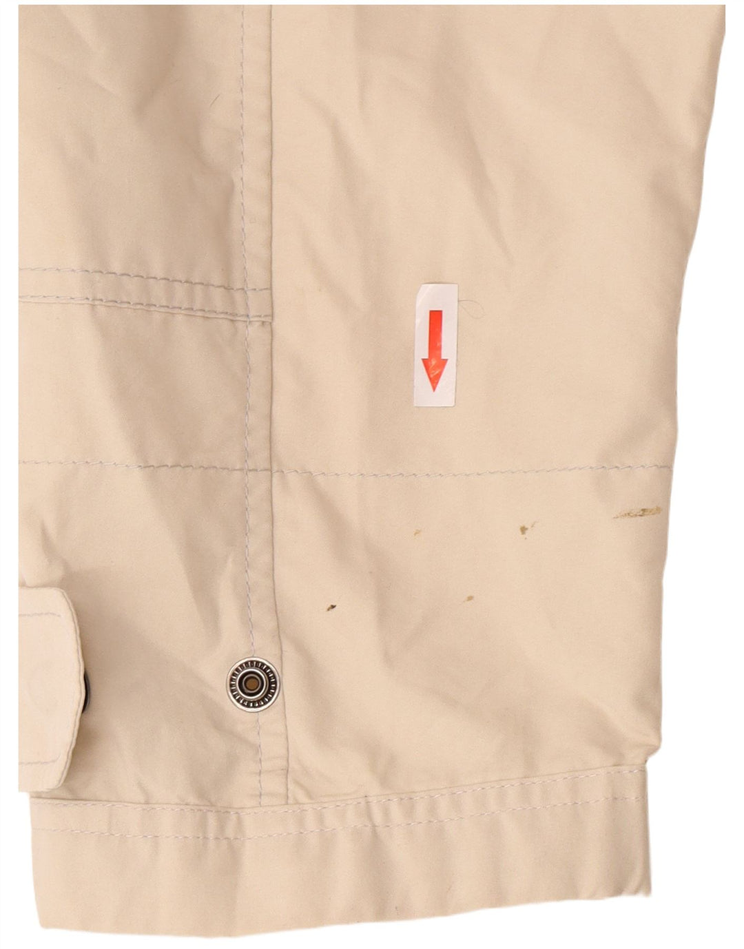 Fay Chaqueta utilitaria holgada con capucha Ema para mujer UK 44 Algodón beige medio