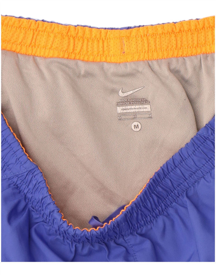 Nike - Pantalones cortos deportivos para mujer, talla 44, color azul medio, poliéster