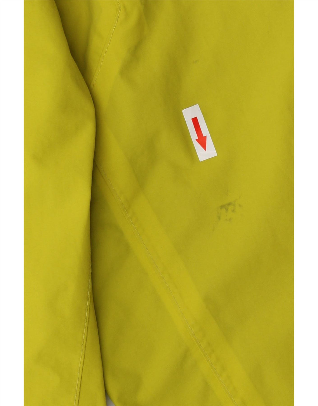 Jack Wolfskin Chaqueta impermeable con capucha para hombre UK 38 Medium Yellow