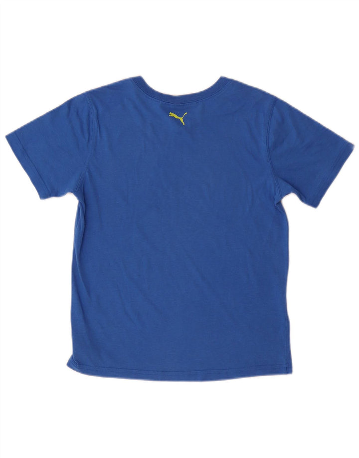 PUMA Camiseta gráfica para niña 11-12 años Azul