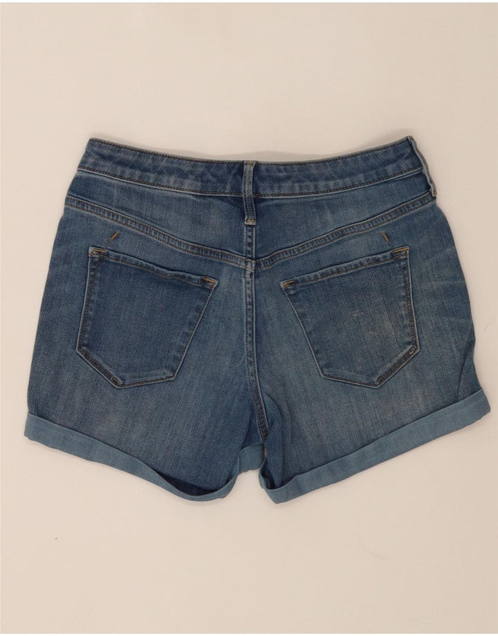 MOSSIMO Womens Mid Rise Denim Shorts US 4 Small W27 Blue Cotton Vintage Mossimo and Second-Hand Mossimo from Messina Hembry 