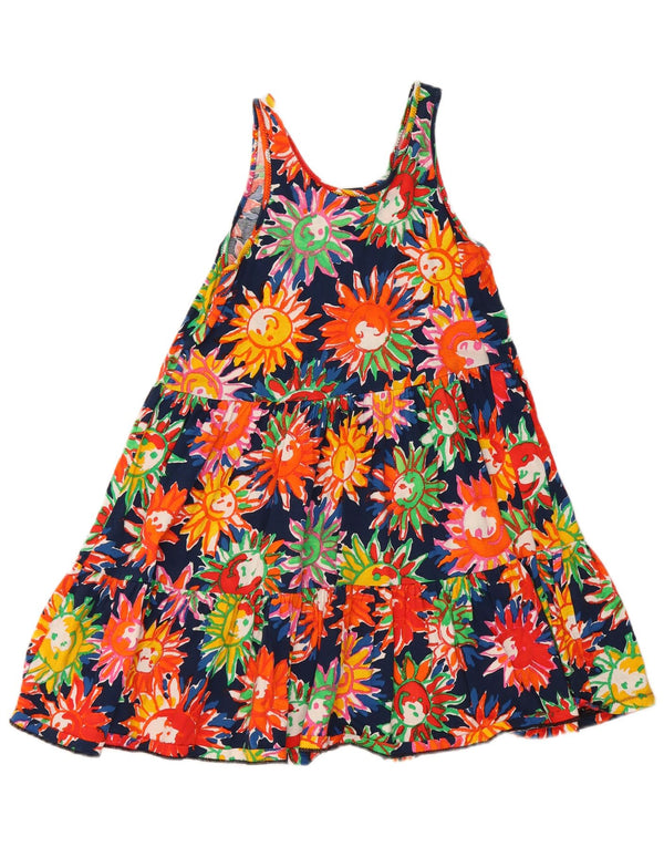 Benetton Vestido Escalonado para Niña 11-12 Años Grande Multicolor Floral