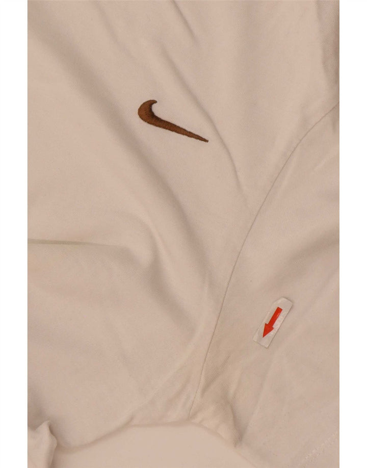 Camiseta Nike Hombre Top Small Blanco Algodón
