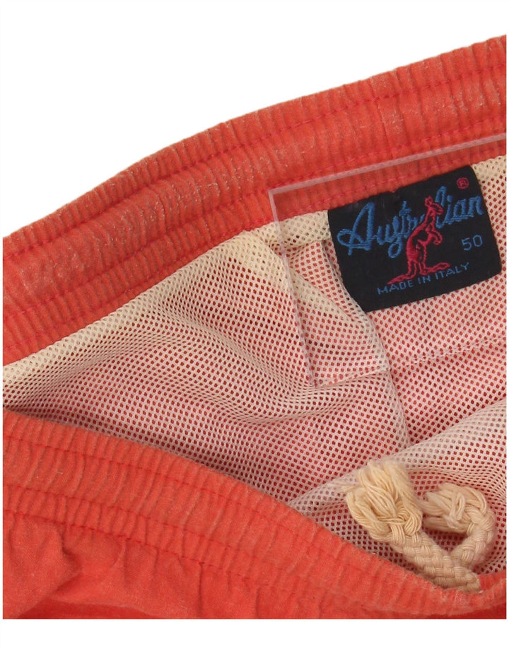 AUSTRALIAN L'ALPINA Bañador gráfico para hombre IT 50 Medium Naranja