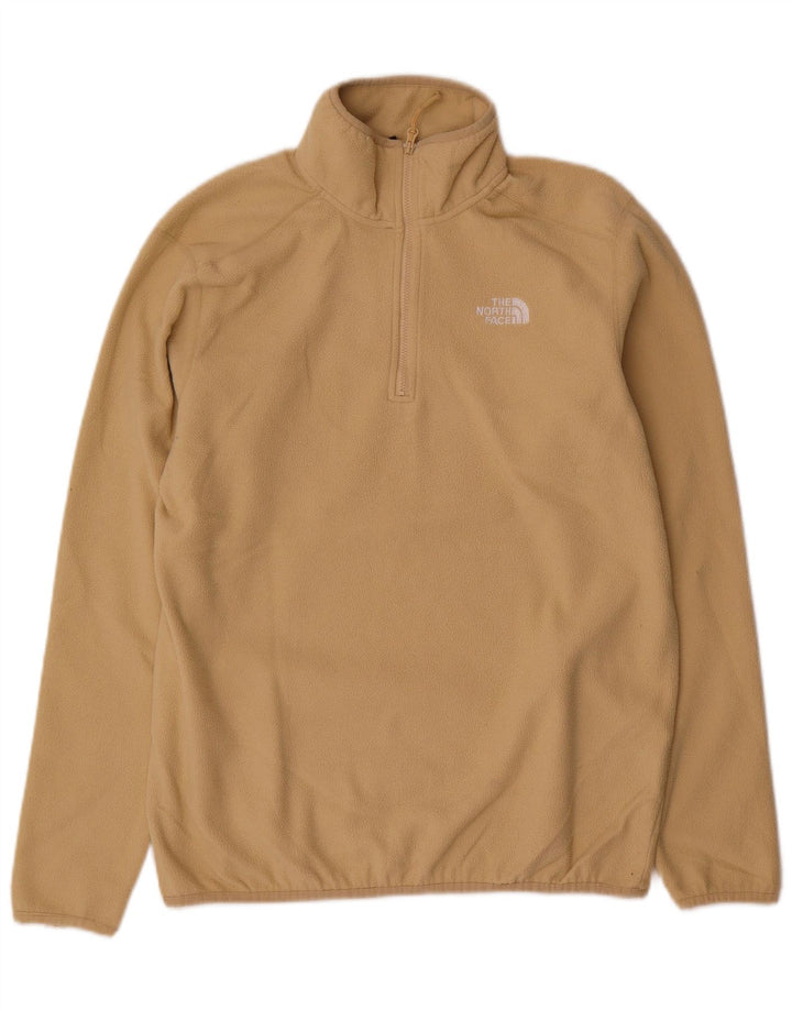 The North Face Jersey De Forro Polar Con Cremallera Y Cuello Para Hombre Poliéster Beige Medio