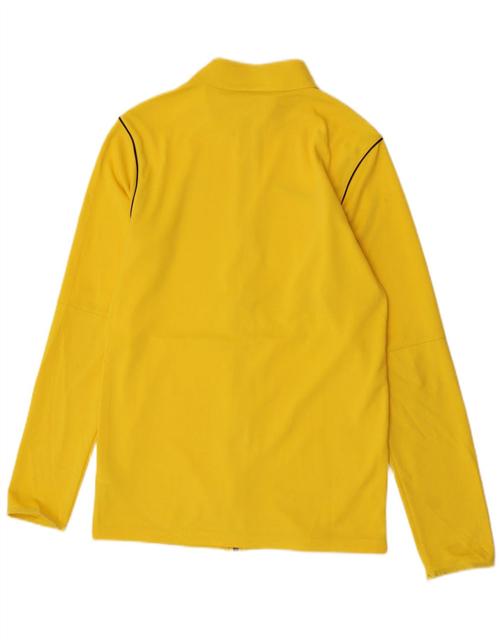 Nike Mens Chándal Top Chaqueta Pequeña Amarillo Poliéster