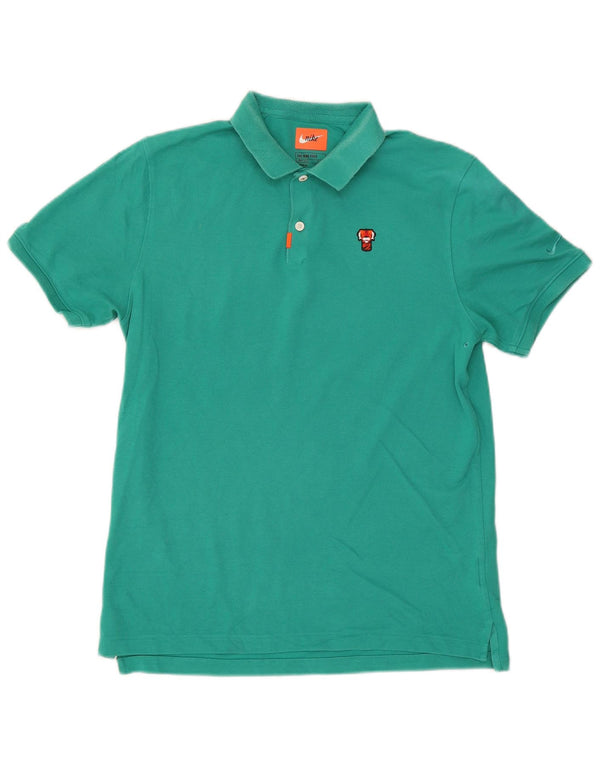 Polo Nike Dri Fit para hombre de algodón verde medio