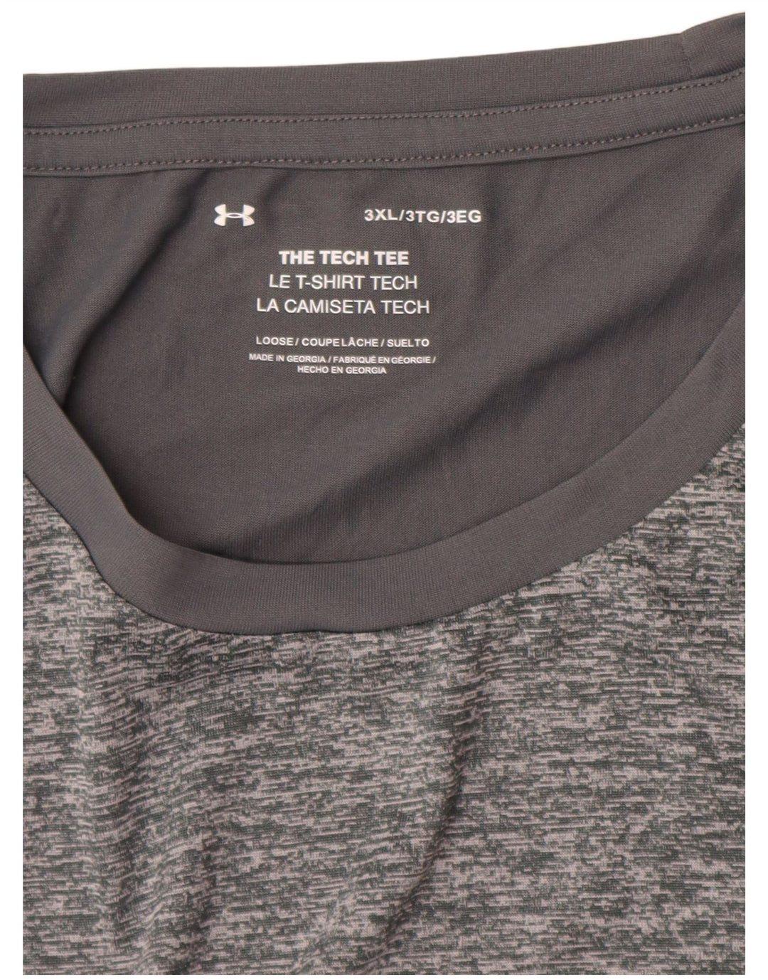 Under Armour Camiseta para hombre Top 3XL Gris moteado