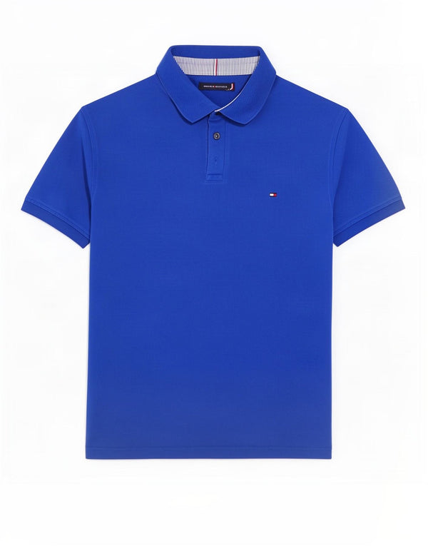 Tommy Hilfiger Polo Regular Fit para Hombre Algodón Azul Grande