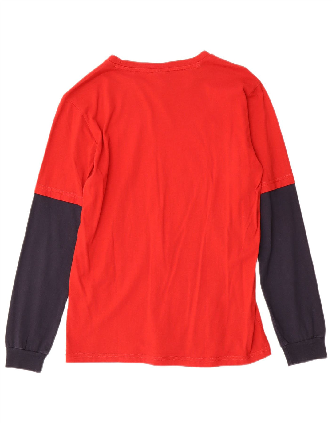 CHAMPION Camiseta gráfica para niños de manga larga 13-14 años XL Rojo Colorblock