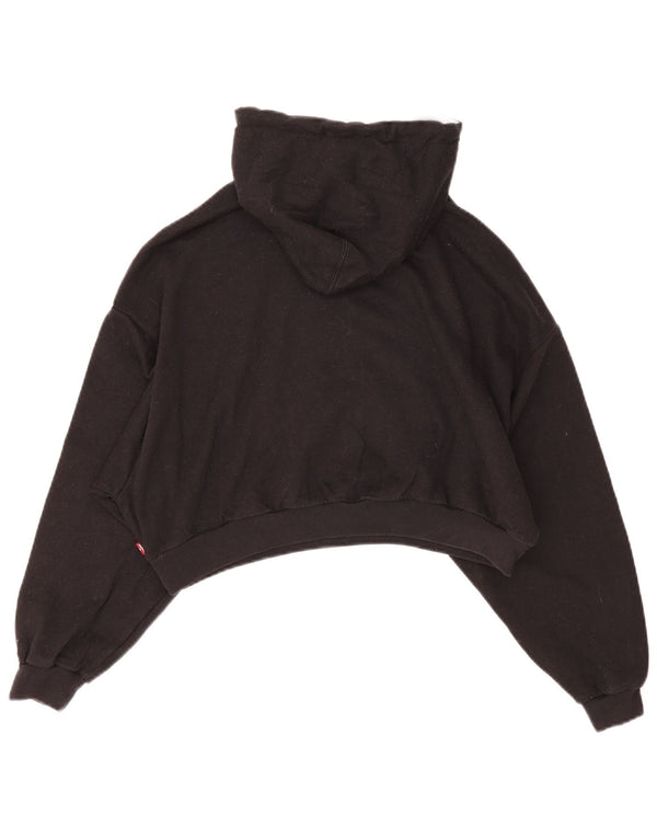 Levi's - Sudadera con capucha para mujer, diseño gráfico, talla 40, talla grande, algodón negro
