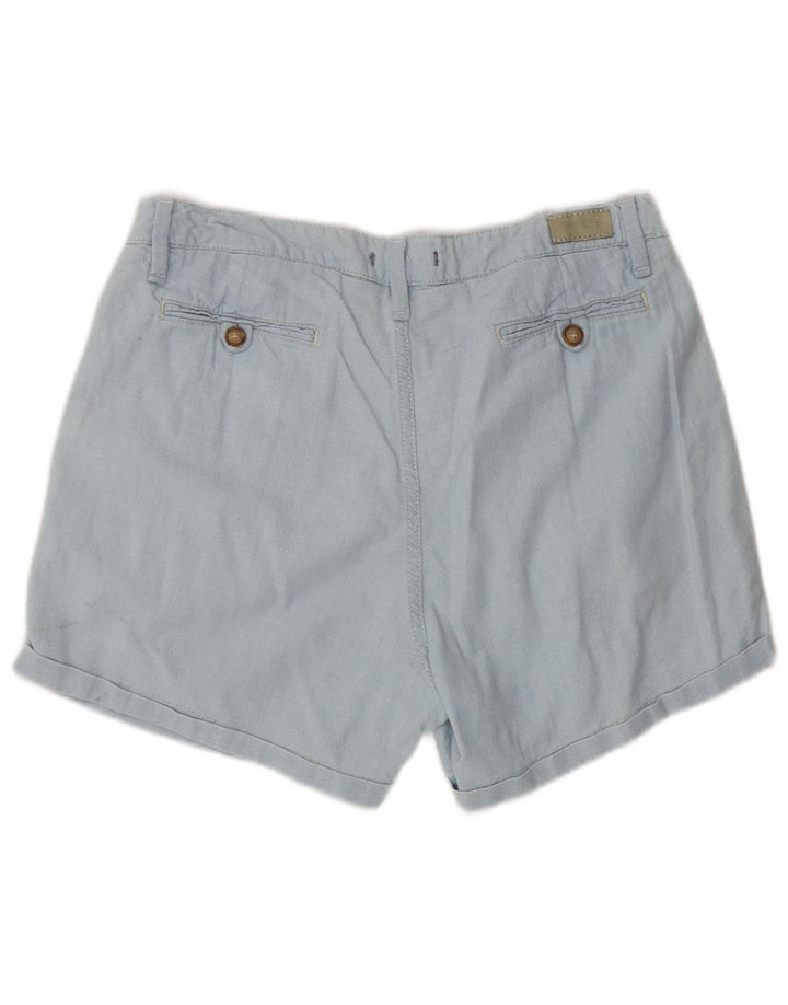 RIFLE Pantalones cortos chinos pegados para mujer W29 Azul medio