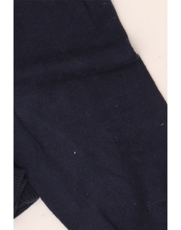 Marks & Spencer - Jersey de cuello redondo para hombre, talla grande, algodón azul marino