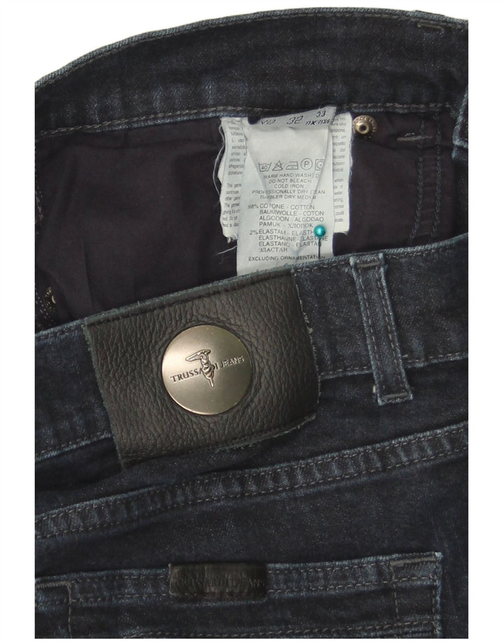 Vaqueros Trussardi Mujer Rectos W33 L29 Azul Marino Algodón