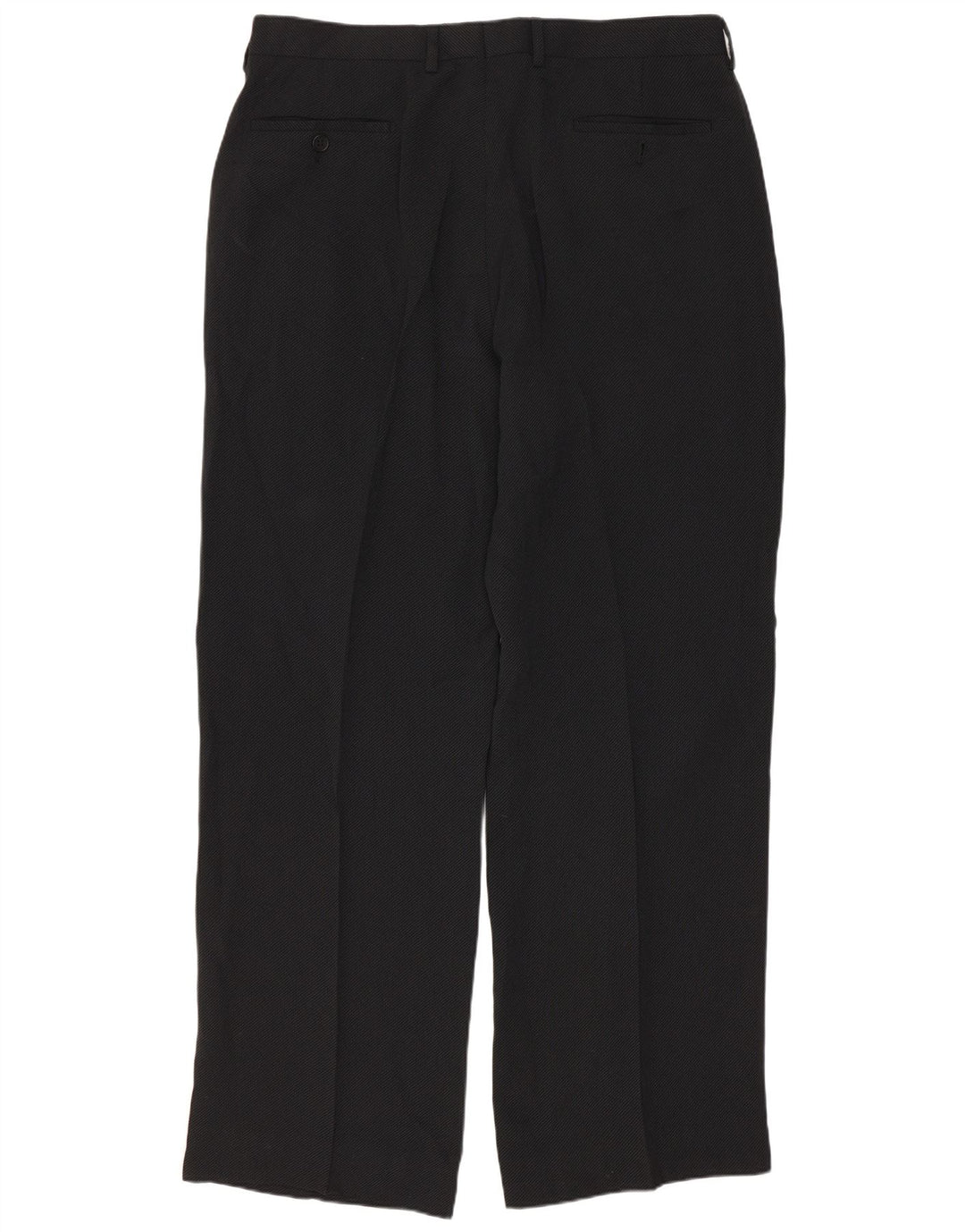 EMPORIO ARMANI Pantalón de traje recto para hombre W36 L32 Rayas negras