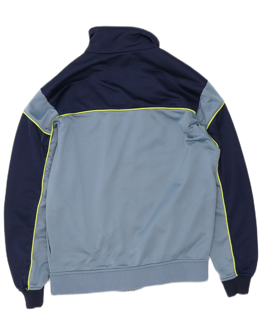 Kappa Hombre Chándal Top Chaqueta Small Azul Colorblock Poliéster