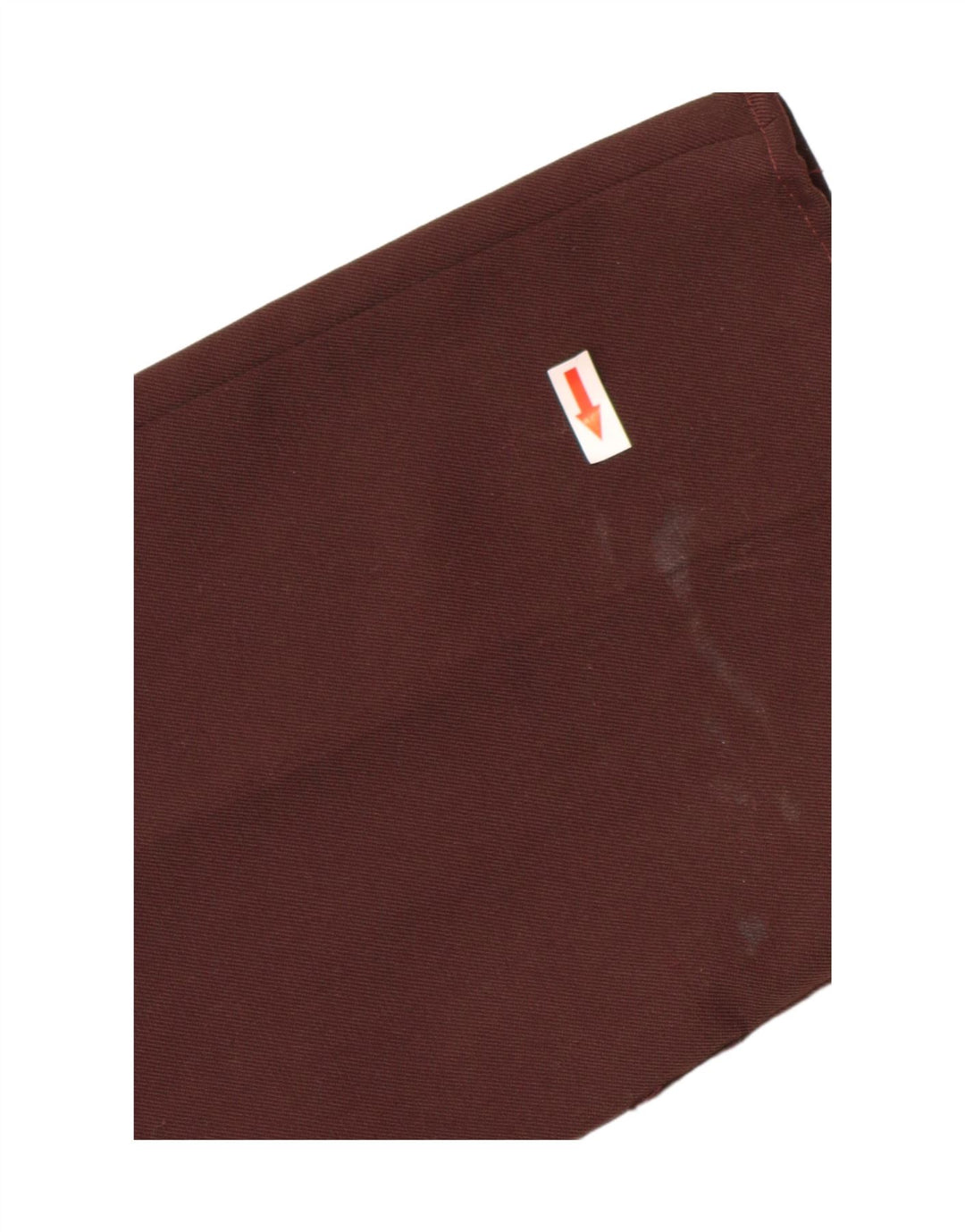 Zara Mujer Pantalón Chino Recto Pequeño W26 L28 Marrón Poliéster