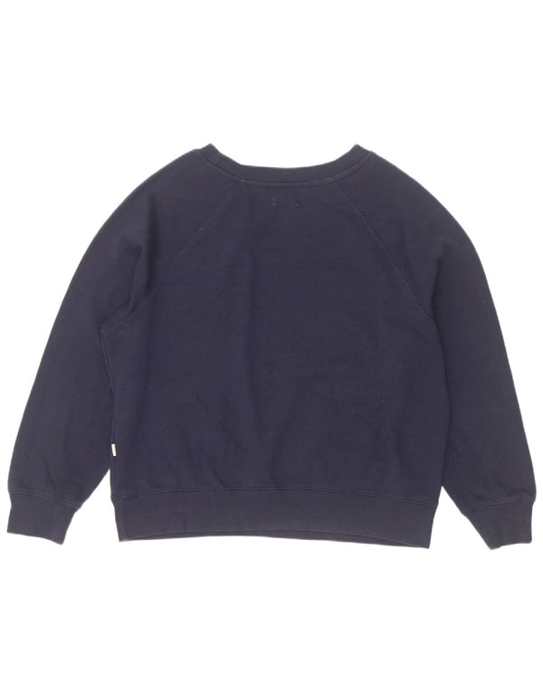 Saltrock Sudadera gráfica para mujer Jumper UK 12 Medium Azul marino Algodón