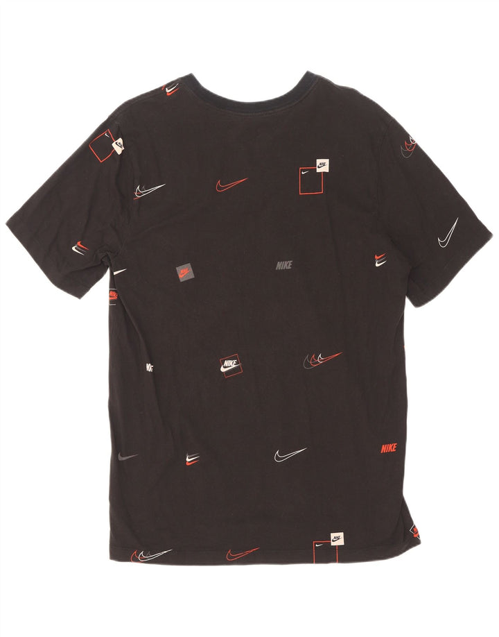Nike - Camiseta gráfica para hombre, talla grande, algodón negro