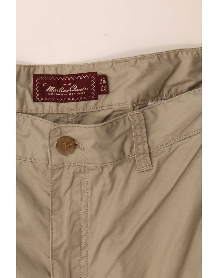 Marlboro Classics Pantalones cortos chinos para hombre EU 50 Large W36 Caqui