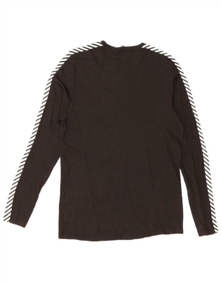 HELLY HANSEN Hombre Top Manga Larga Polietileno Color Block Medio Negro