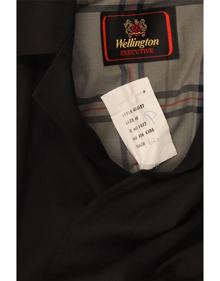 WELLINGTON Gabardina para hombre UK 44 2XL Poliéster negro