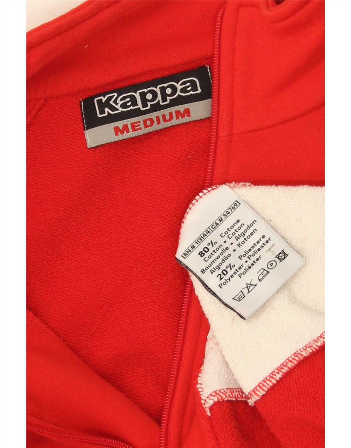Kappa Hombre Chaqueta De Chándal Con Estampado Gráfico De Algodón Color Block En Rojo Medio