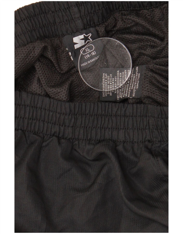 Starter Pantalones de chándal para niño 14-15 años XL Negro Colorblock Poliéster