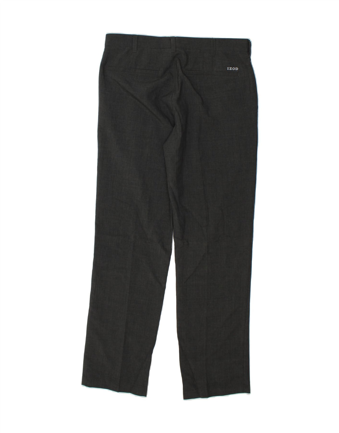 IZOD Mens Golf Straight Chino Trousers W32 L30 Grey Polyester Vintage Izod and Second-Hand Izod from Messina Hembry 