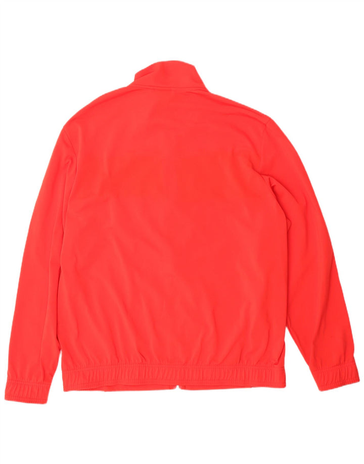 PUMA Chaqueta de chándal para hombre XL Poliéster color block rojo