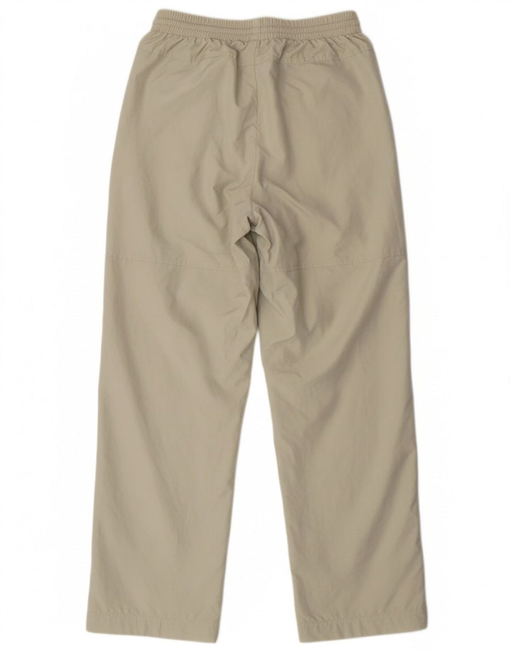 ADIDAS Womens Tracksuit Trousers UK 12 Medium  Beige Polyester