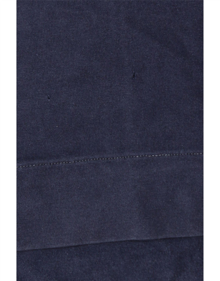 Sisley Sudadera extragrande con gráfico para mujer, talla 44, talla M, azul marino