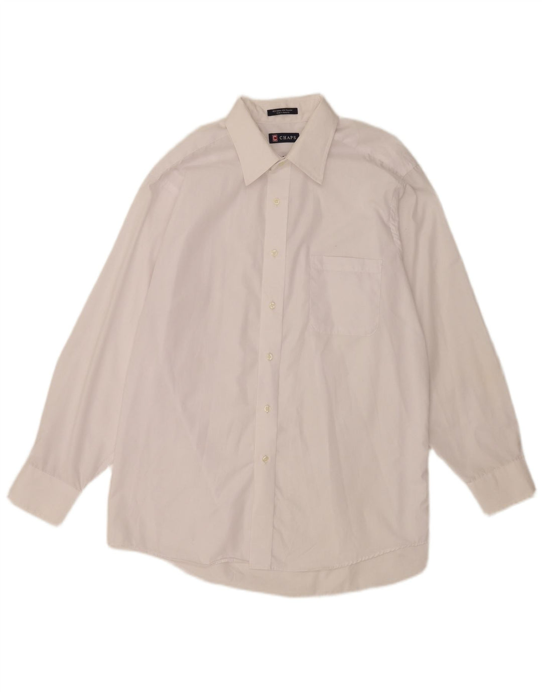 Chaps Camisa para hombre talla 16 1/2 grande algodón blanco
