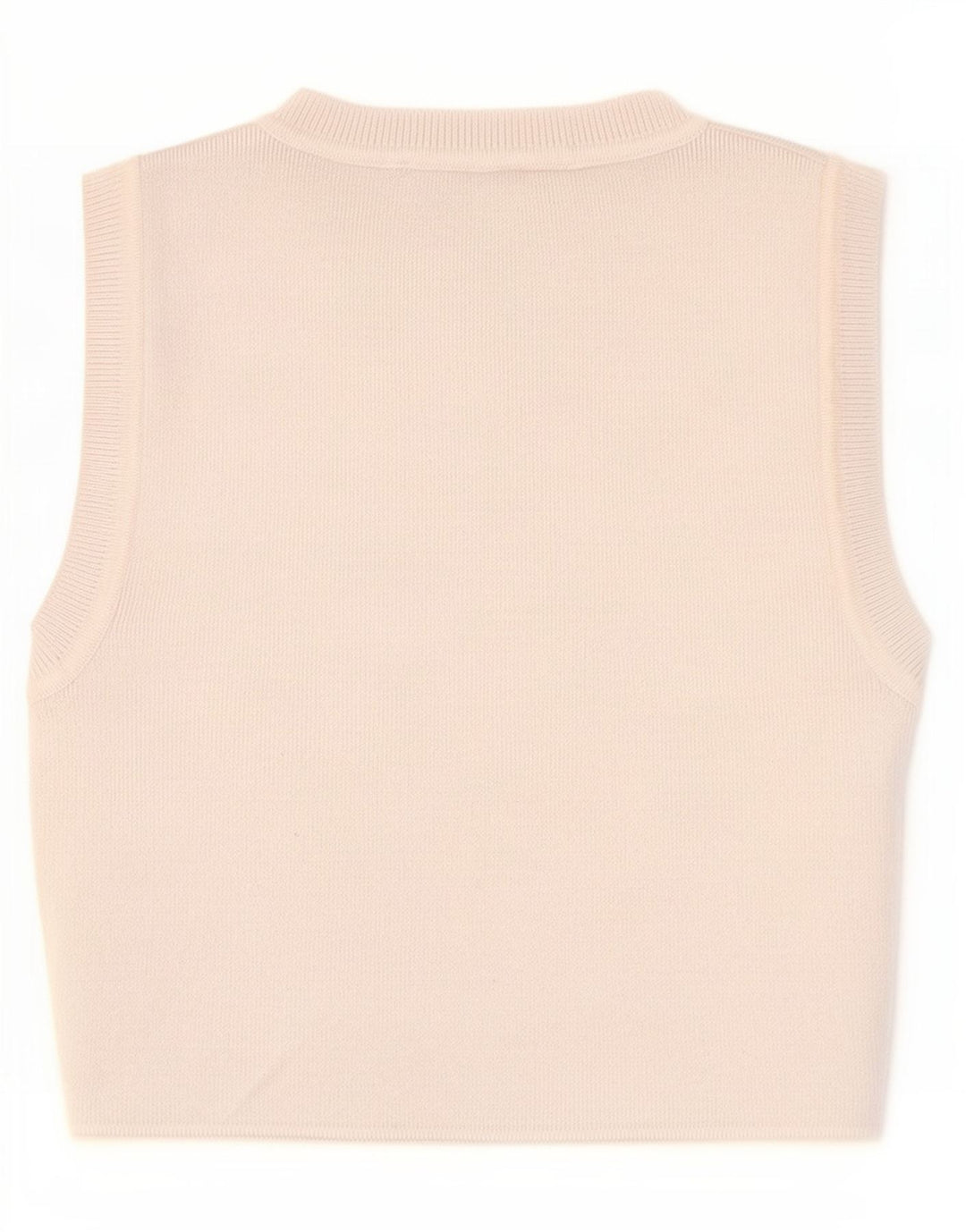 Zara Mujer Crop Vest Top UK 42 Viscosa Gris Medio