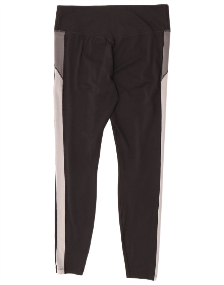 Nike Leggings Dri Fit para mujer UK 46 Grande Negro Colorblock Poliéster