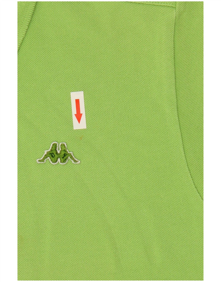 Kappa Mens Polo Shirt Small Green Cotton