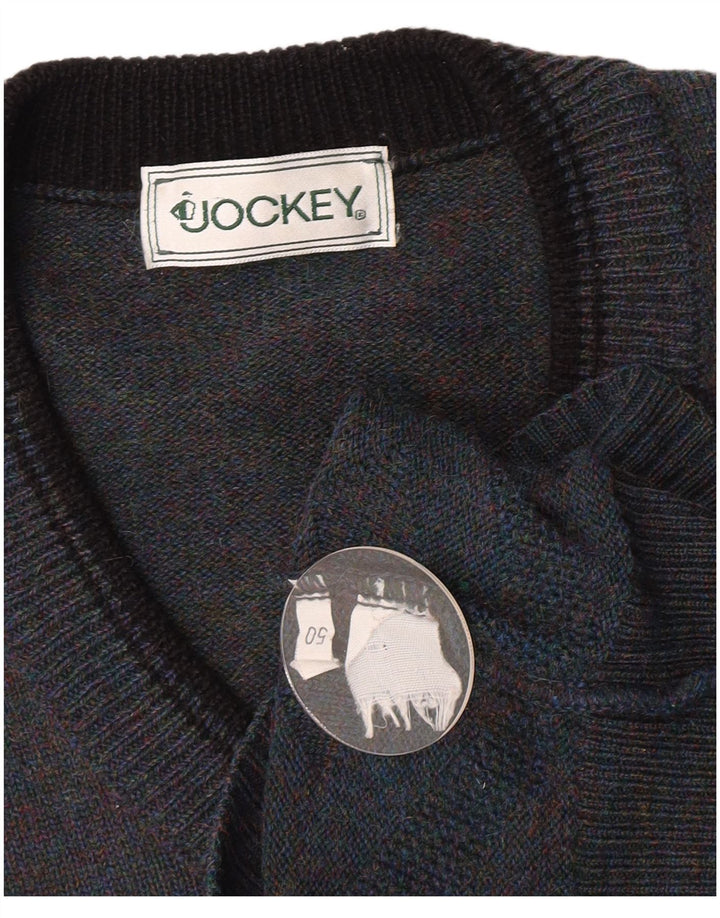 Jockey Jersey con Cuello en V para Hombre IT 50 Azul Medio Geométrico