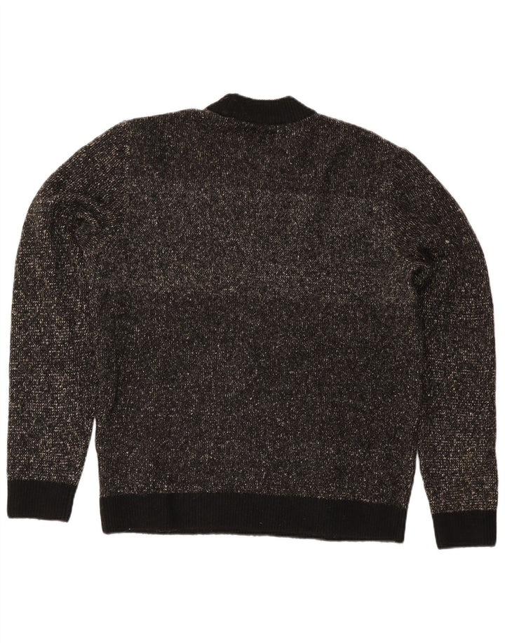 Jack & Jones Jersey De Cuello Redondo Hombre XL Poliéster Moteado Negro