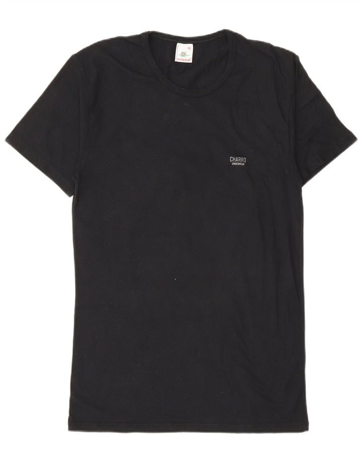 El Charro Camiseta Hombre Top XL Negro