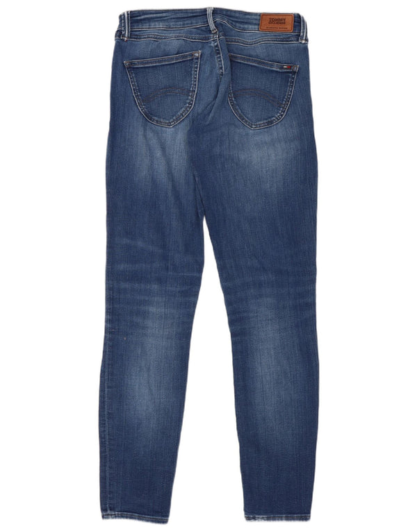 Tommy Hilfiger Jeans ajustados de cintura baja Sophie para mujer W27 L30 Algodón azul
