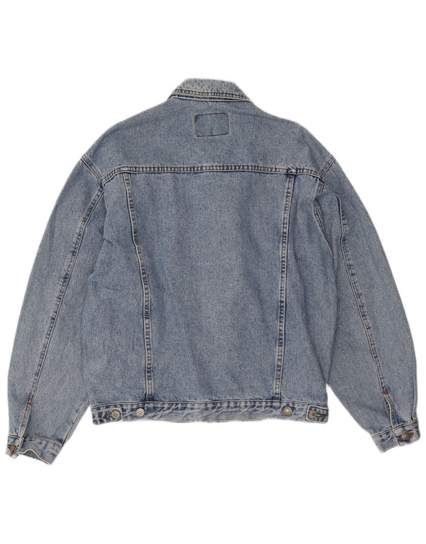 Casucci Chaqueta vaquera para hombre UK 40 Grande Azul