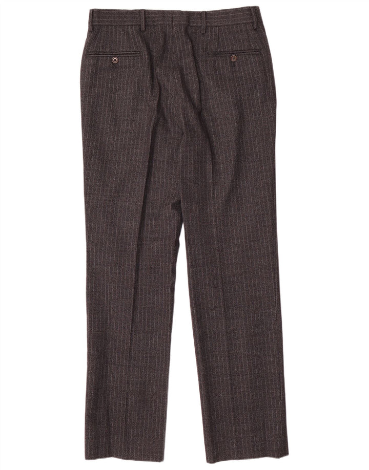 Gianfranco Ferre Traje de 2 piezas para hombre UK 38 Medium W34 L33 Gris a rayas