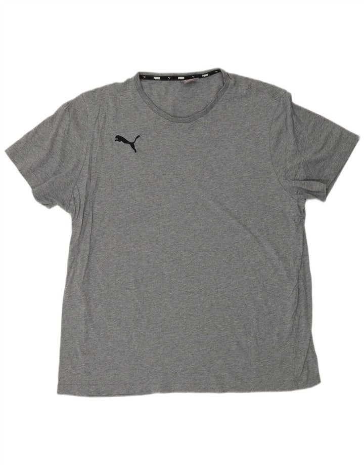 PUMA Camiseta para hombre Top 2XL Gris moteado
