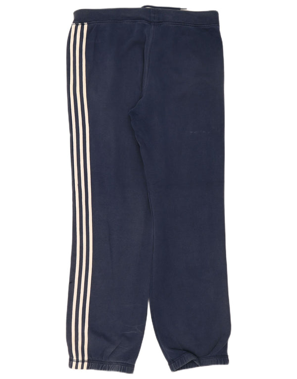Adidas Hombre Pantalones De Chándal Joggers Medium Azul Marino Algodón